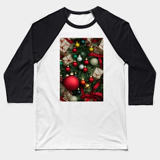 Christmas Seamless Pattern #23 Baseball T-Shirt